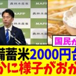 【暴露】備蓄米2000円台のカラクリ…実は税金頼み！？ヤバすぎるｗ