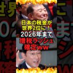 【ゆっくり解説】日本の税金が世界2位に！2026年まで増税ラッシュ確定ｗｗ #自民党 #石破茂 #高市早苗 #国民民主党 #玉木雄一郎 #財務省 #立憲民主党 #れいわ新選組