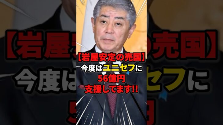 【激怒】ユニセフに56億円もの税金ばら撒いてます!! #雑学 #ニュース #自民党