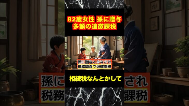 【自民党】税務調査で追徴課税！相続税の恐怖！82歳女性が孫の贈与になった末路がヤバい！#政権交代 #自民党