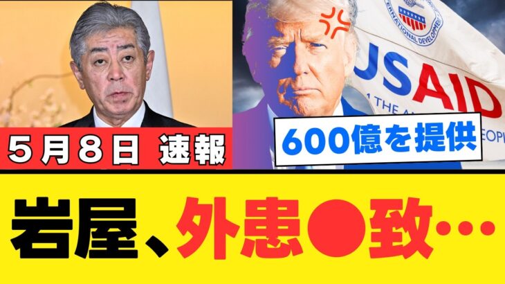 【大炎上】外務大臣・岩屋毅がUSAIDへ支援決定！税金の使途に国民の怒り爆発！600億円支援の裏で何が？【トランプ政権・自民党・徹底解説・独自見解】