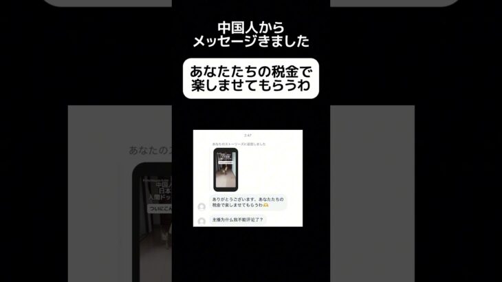 【中国人】あなたたちの税金で楽しませてもらうわ #shorts