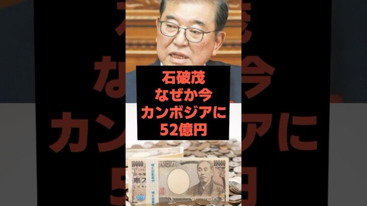 【狂気】石破「日本よりカンボジアが大事」#政治#税金 #石破茂 #石破政権 #shorts