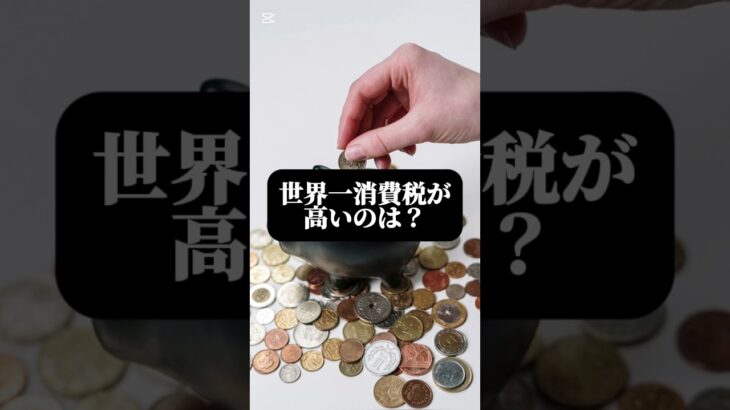 世界一消費税が高い国と低い国　#shorts