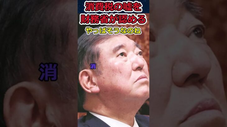 財務省が消費税の嘘をついに認めた!?⇒消費税は全て社会保障の財源という嘘 #shorts #消費税 #財務省 #社会保障 #増税 #年金 #twitter #news #youtubeshorts