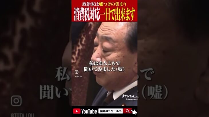 はい、参議院選挙で消えて下さい〜　#税金 #消費税 #消費税減税 #深田萌絵tv #消費税over #財務省 #社会 #おすすめにのりたい #スポーツ #石破茂 #財務省解体デモ