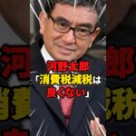 【意味不明】河野太郎「消費税減税は良くない」 #雑学 #ニュース #自民党 #税金