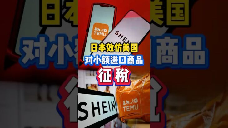 日本效仿美国 对小额进口商品征税#日本生活#日本#进口#征税#小额商品#消费税#税金