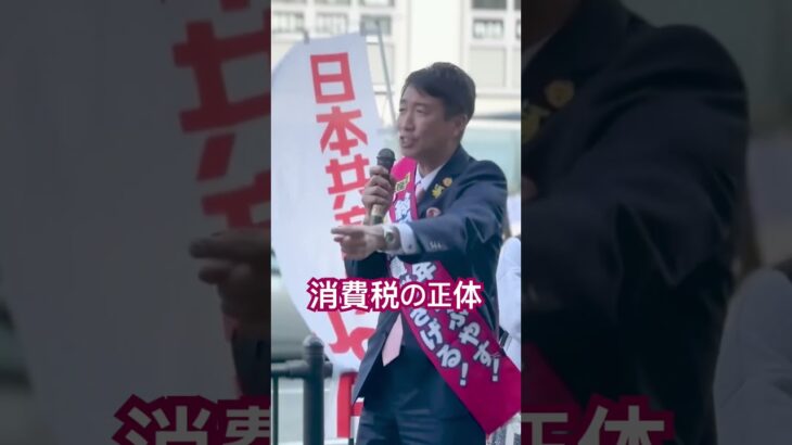 消費税の正体 #日本共産党 #清水ただし #大阪 #消費税減税