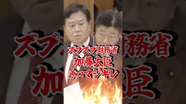 【原口一博が激怒】「財務省なんていらん！」税金私物化に絶叫 #国会中継 #政治