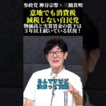 意地でも消費税減税しない自民党！物価高と実質賃金の低下は３年以上続いている状況！#参政党　#神谷宗幣　#三橋貴明　#政治　#消費税　#自民党　#消費税減税　#国民負担増　#物価高　#物価高是正