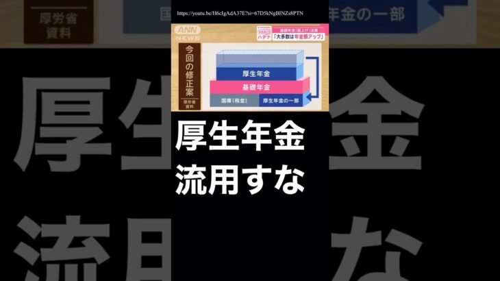 なんで厚生年金で底上げすんのよ！ #自民党 #厚生年金 #厚生年金保険法 #年金改革 #年金制度 #年金対策 #年金 #年金の現実 #基礎年金 #国庫 #税金 #税金の無駄遣い