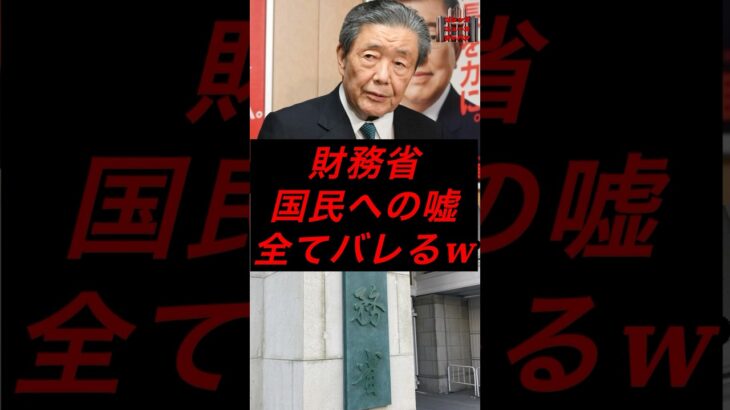 財務省、国民への嘘全てバレるw #税金 #政治 #財務省 #森山幹事長 #石破