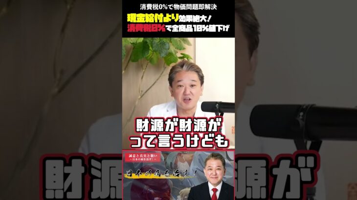 消費税0%で物価問題即解決 #消費税廃止 #物価対策 #財源論 #国債発行 #通貨発行