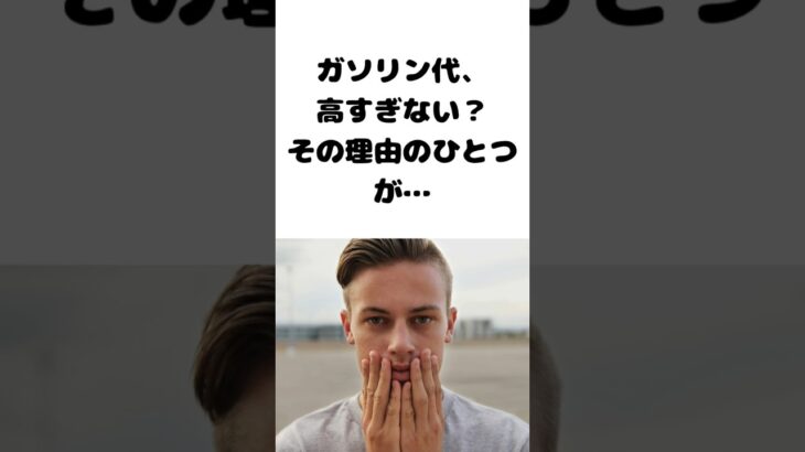 【豆知識】ガソリンにかかってる税金の正体#となりのトリビア #ガソリン税 #暫定税率 #雑学 #shorts#消費税