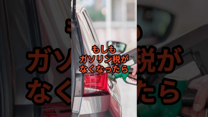 もしもガソリン税がなくなったら #ガソリン税 #消費税 #所得税