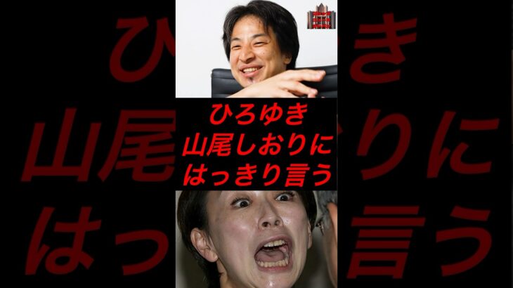 ひろゆき、山尾しおりにはっきり言う #税金 #政治 #国民民主党 #山尾志桜里 #ひろゆき