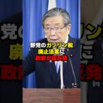 野党のガソリン税廃止法案に政府が猛反発