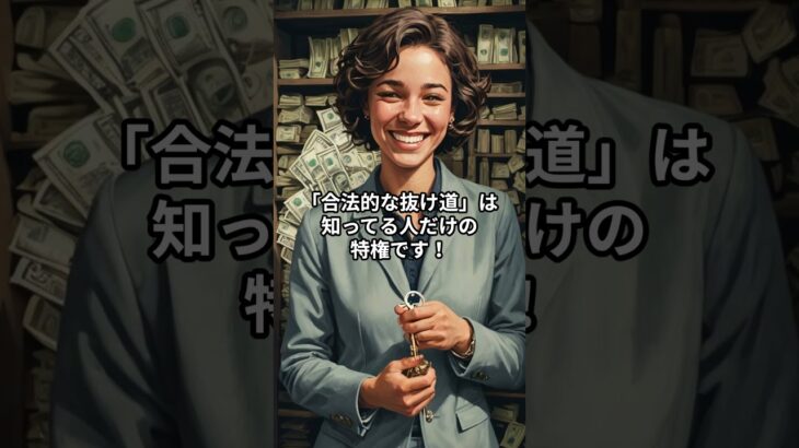 税金を“払わない”合法的な方法がある！？ #お金 #所得税 #税金対策