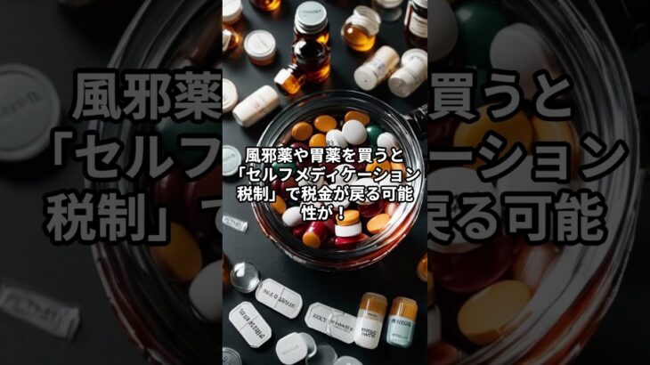 薬を買うだけで税金が安くなる制度知ってた？