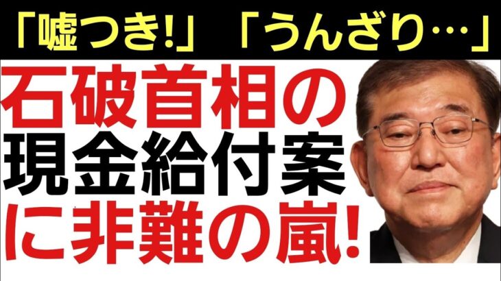 【一律給付案にあらゆる方面から批判殺到!】「税金で票を買っている!」「国民を馬鹿にするな!」