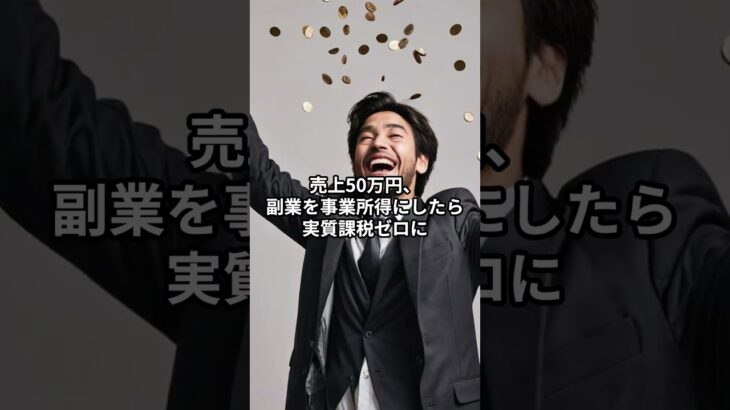 その副業、雑所得か事業所得かで税金が変わる！#お金 #所得税 #税金 #税金対策