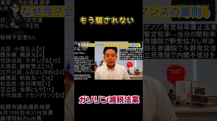 もう騙されない！ふざけた税金　#浜田聡 #切り抜き #政治 #政治切り抜き #国会 #ガソリン減税 #税金
