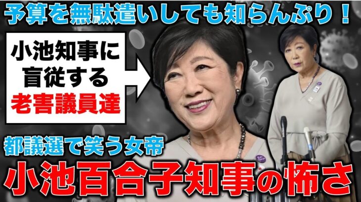 笑う小池百合子女帝。老害議員達に囲まれて税金・予算を無駄遣い。斉藤 真紀子・国際インタビュアー。記者・澤田晃宏さん。一月万冊
