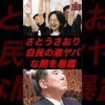 さとうさおり、自民党の激ヤバな闇を暴露　#政治 #税金 #自民党 #石破 #さとうさおり