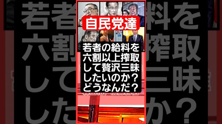 夏の参議院選挙前でも消費税減税は反対する石破茂や宮沢洋一や森山裕や加藤勝信！それなら先にあなた達自民党公明党が無くなれば？で国会議員の数も半分、議員の給料も半分にしたら？私達国民に何でも押し付けるな！