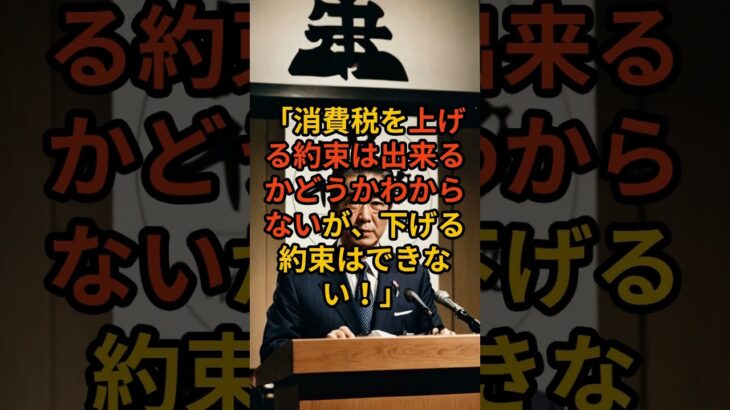 森山幹事長、「消費税は下げん！何がなんでも！絶対にだ！　上げるかもしれんが」