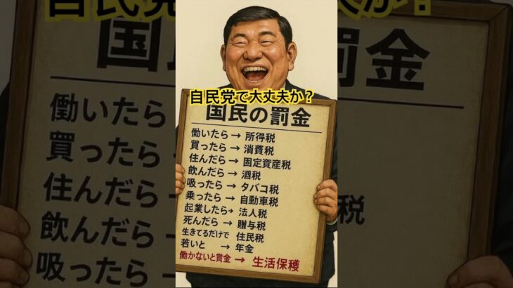 自民党のままで大丈夫👌か？#税金 #自民党 #年金