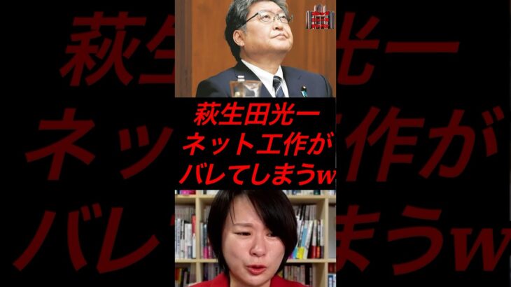 萩生田光一、ネット工作がバレてしまうw #税金 #政治 #自民党 #萩生田光一 #深田萌絵
