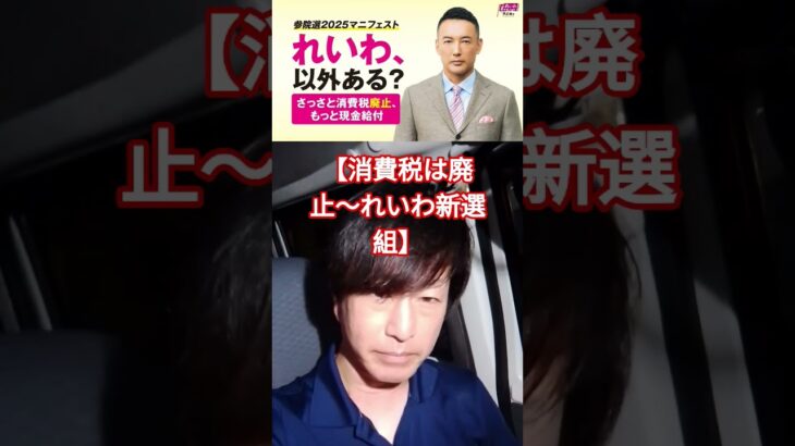 【消費税は廃止】 #れいわ新選組 #youtubeshorts