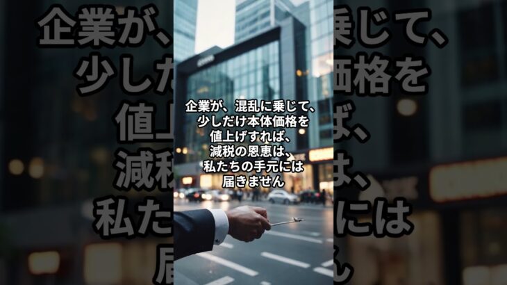 【食料品減税の“罠”】「消費税ゼロ」で、あなたの生活は“大混乱”に陥る。　#消費税減税 #税金 #参院選2025 070