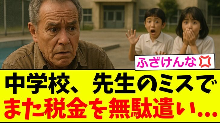 【怒り】愛知の中学校、税金52万円を水の泡にする…【2chまとめ】【2chスレ】【5chスレ】
