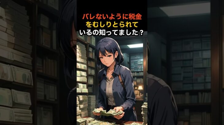 バレないように取られている税金#税金  #お金の勉強  #マネーリテラシー  #お金の知識  #お金の管理  #ライフハック  #節約  #節約術  #知って得する  #ナースロボ_タイプT