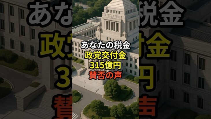 あなたの税金！政党交付金が話題  #shorts #雑学#豆知識#政治#話題