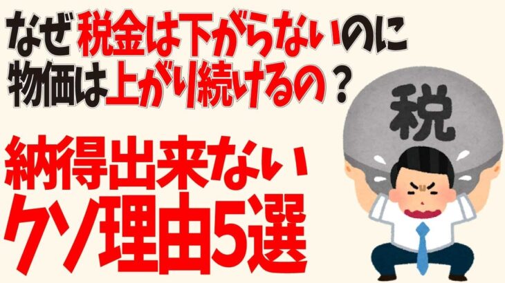 【政治雑学】なぜ私たちはこんなに税金を摂取され続けるのか？