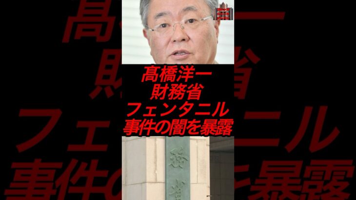 高橋洋一、財務省フェンタニル事件の闇を暴露　#政治 #税金 #自民党 #財務省 #高橋洋一