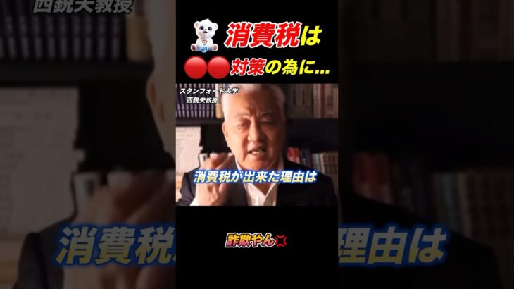 【暴露】消費税は”◯◯対策”で作られた！！詐欺やん！！