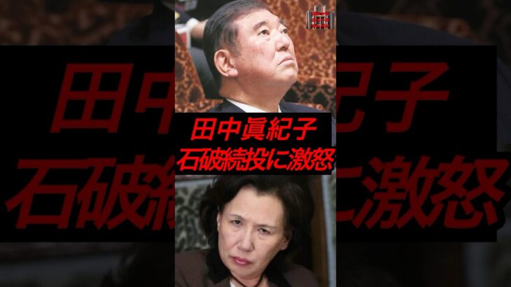 田中眞紀子、石破族党に激怒 #政治 #税金 #自民党 #石破 #田中眞紀子 #参院選