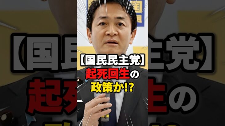【国民民主党】起死回生の製作か!?#雑学 #ニュース #税金