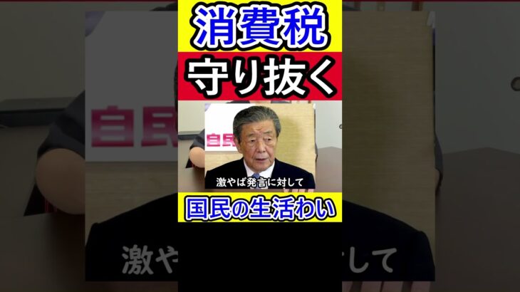 「消費税を守り抜く」発言で自民党の森山幹事長が大炎上している件 #消費税を守り抜く #自民党 #森山幹事長