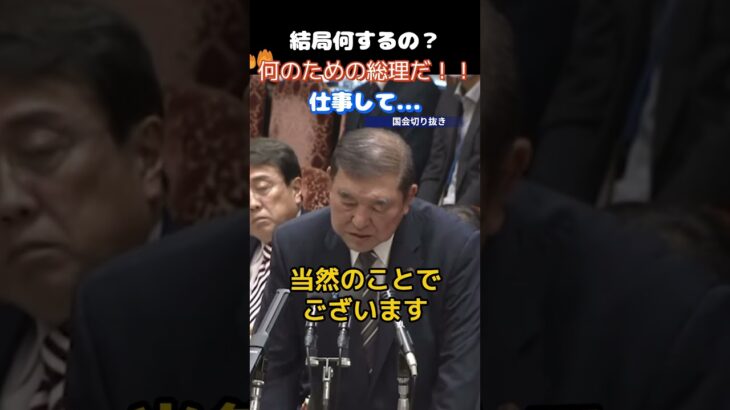 【税金問題】「無責任じゃないか！」過去最高の税収を還元しないどころか減税を全否定する石破総理に非難殺到…＃国会　＃国会中継　＃石破茂　＃自民党　＃税金問題