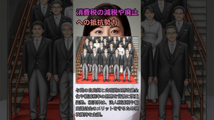 消費税の減税や廃止への抵抗勢力