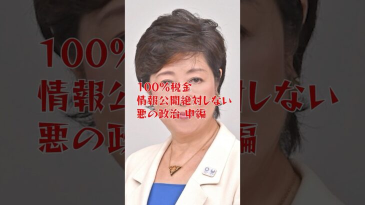 【100%税金、情報公開しない、悪の政治】中編