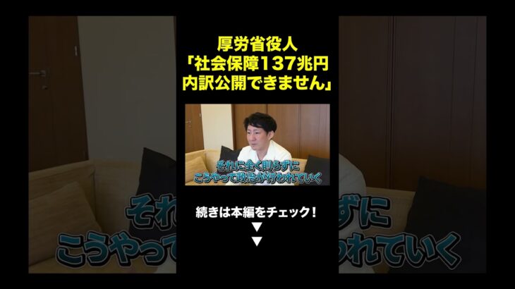 137兆円もの税金を使いながら内訳公開不可。日本の政治は腐ってます。
