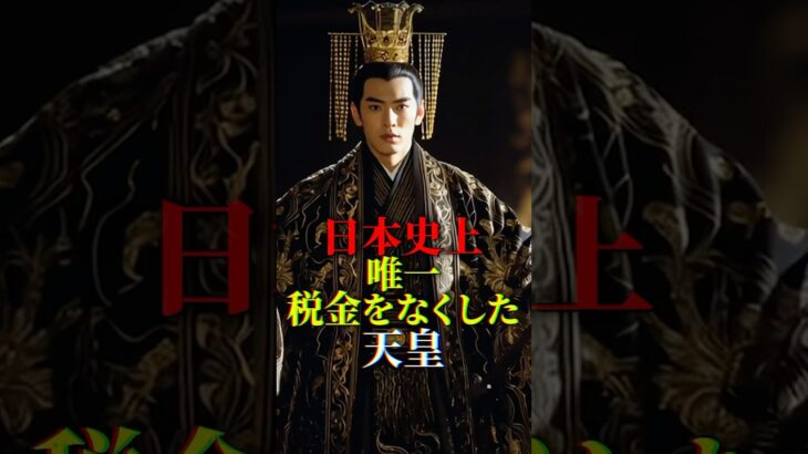 日本史上唯一税金をなくした天皇　#歴史 #雑学 #一分でわかる #衝撃の事実 #都市伝説