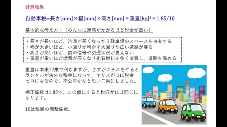 自動車にかかる適正な税金とは？